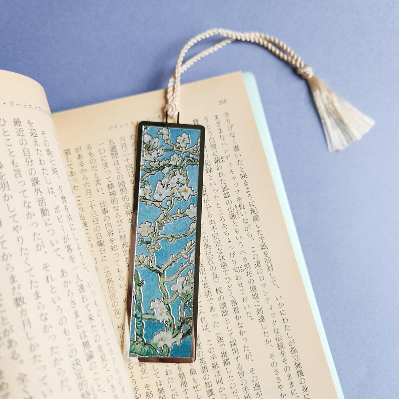 【真作】掛軸 無落款 書 逸品 O104 收藏永不凋謝的經典東京都美術館名畫金屬書籤組