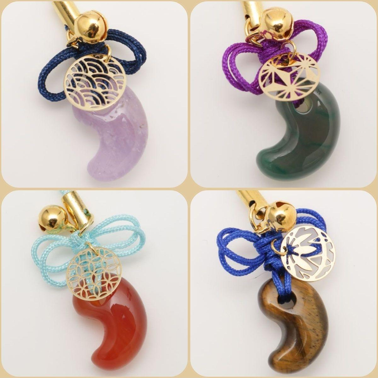 乘載靈性與好磁場的日本三大神器之一勾玉天然石開運吊飾