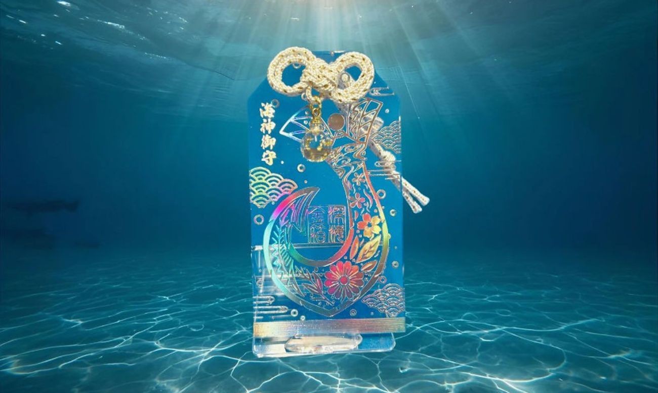 靜謐深海的祈願！善光寺深海金箔御守＆宇宙加持淨化龍神鹽＆金箔光雕御守