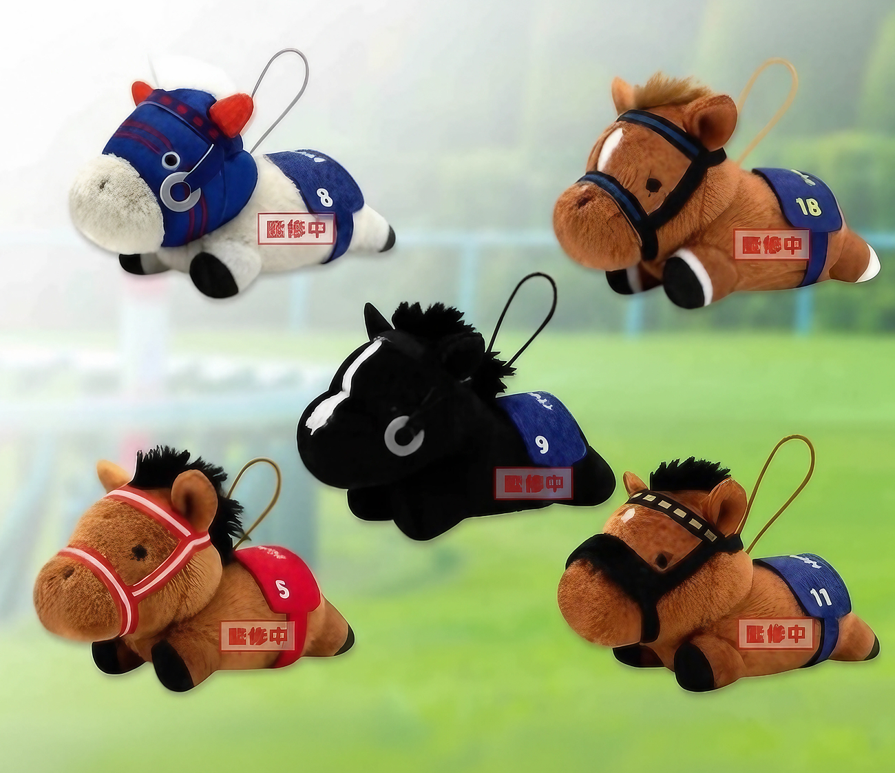 限量販售】賽場名馬化身可愛周邊！SK JAPAN 日本賽馬協會賽馬吊飾、馬